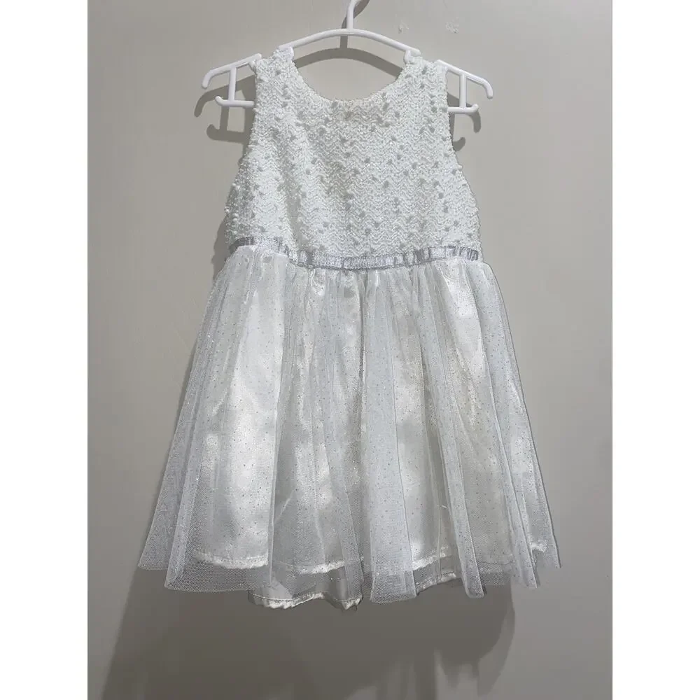 NANNETTE KIDS Girl 2T Coat Set Special Occasion Tulle Dress Fall Winter Holiday